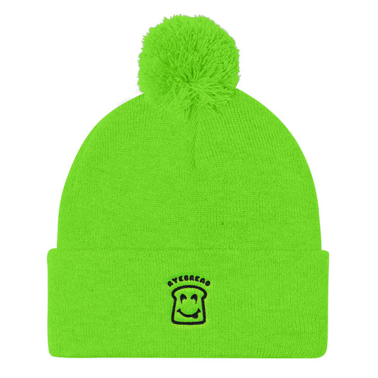 Pom Pom Knit Cap