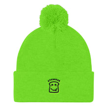 Pom Pom Knit Cap