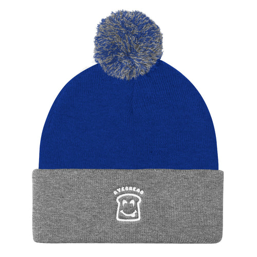 Pom Pom Knit Cap